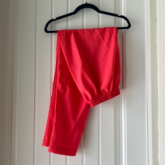 Salwar Kameez Pink Fuschia Indian Gold Embroidered Parallel with Tunic - Picture 5 of 11